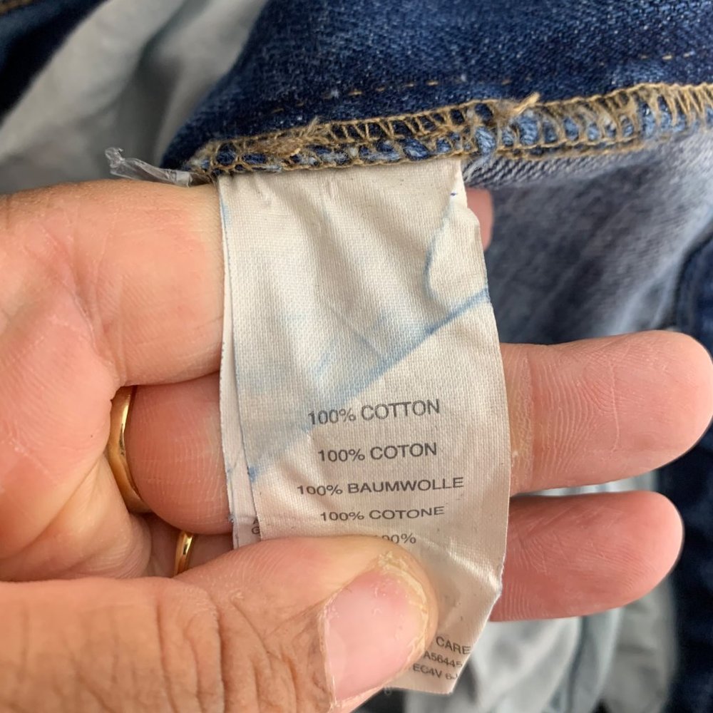 J.Crew 770 Blue Denim Straight Leg Jeans Size 33X30 - Picture 6 of 7